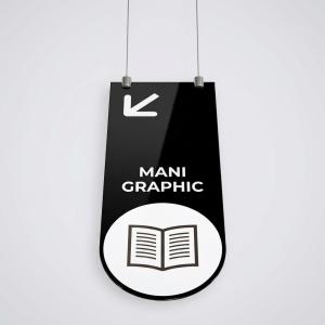 تابلوی راهنمای آویز سقفی کد 110